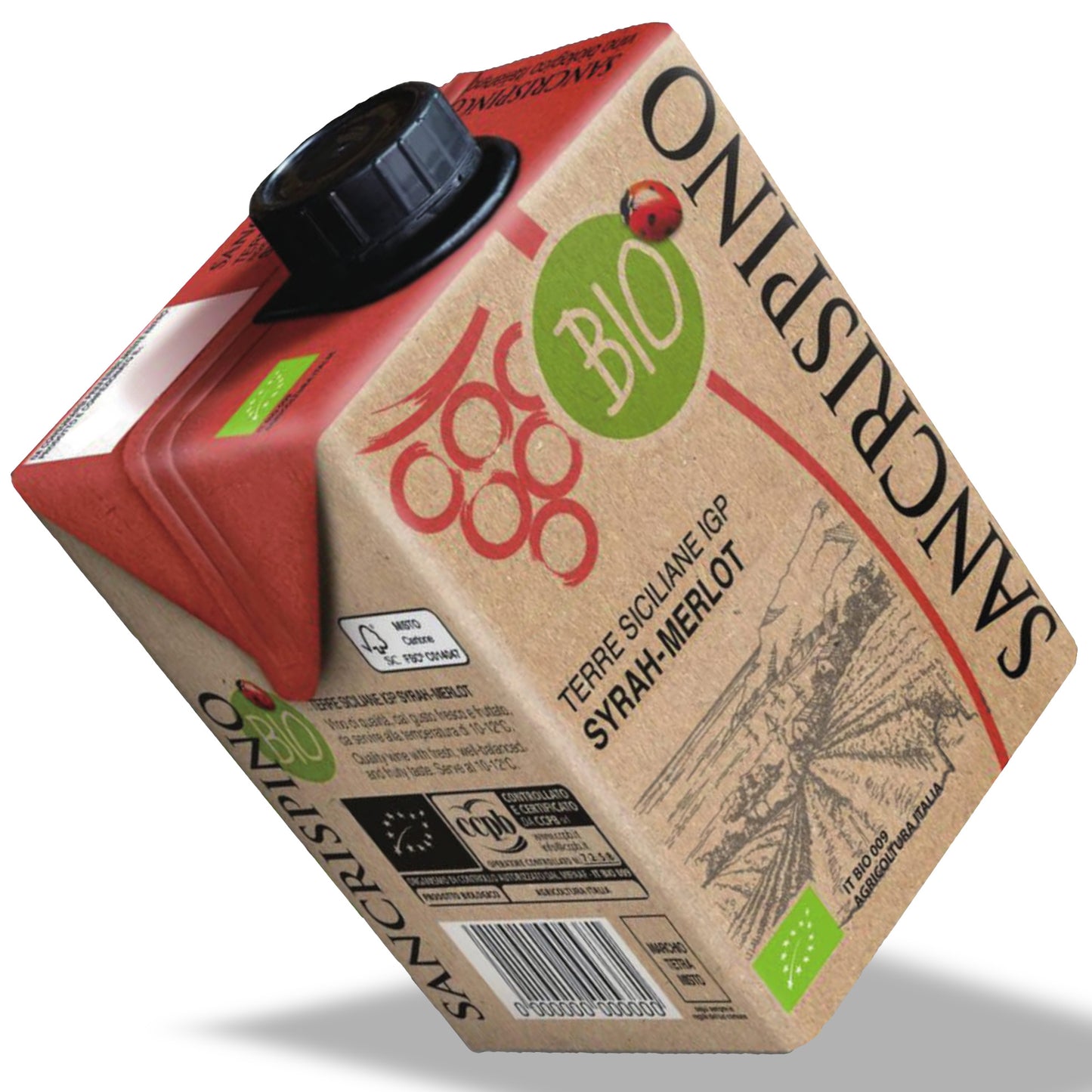 サンクリスピーノ・オーガニック・ロッソ 500ml