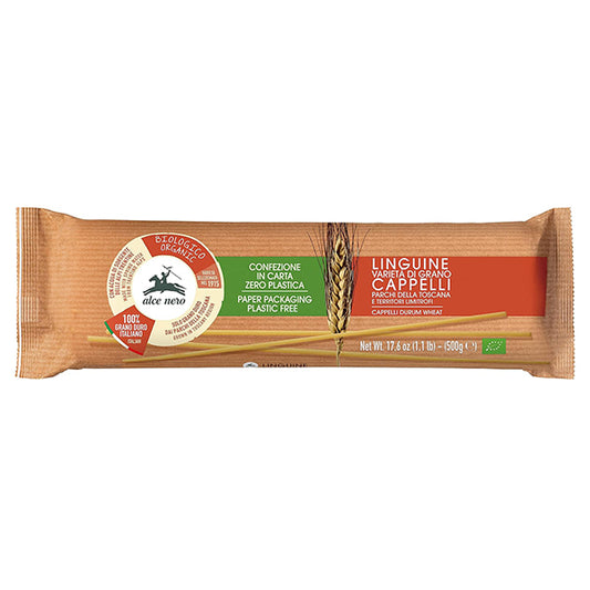 【有機パスタ】オーガニック カッペッリ小麦 リングイネ 500g